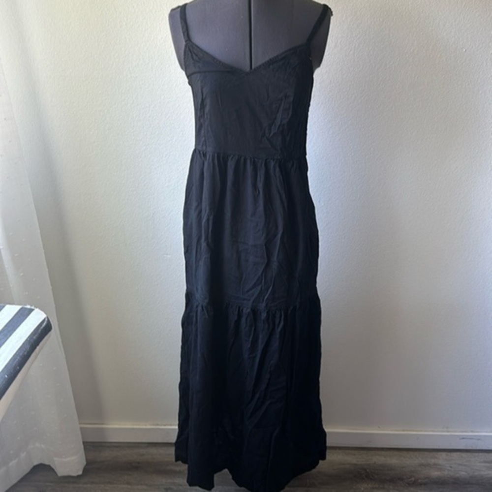 Old Navy dress size XS black spaghetti strap adjustable Simple